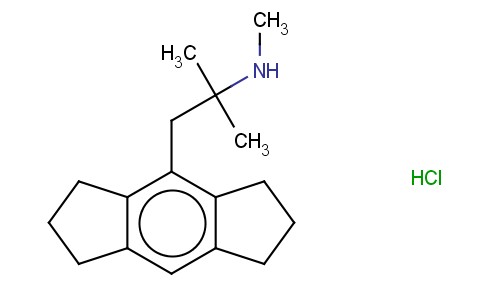1,2,3,5,6,7-HEXAHYDRO-N,ALPHA,ALPHA-TRIMETHYL-S-INDACENE-4-ETHANAMINE HYDROCHLORIDE